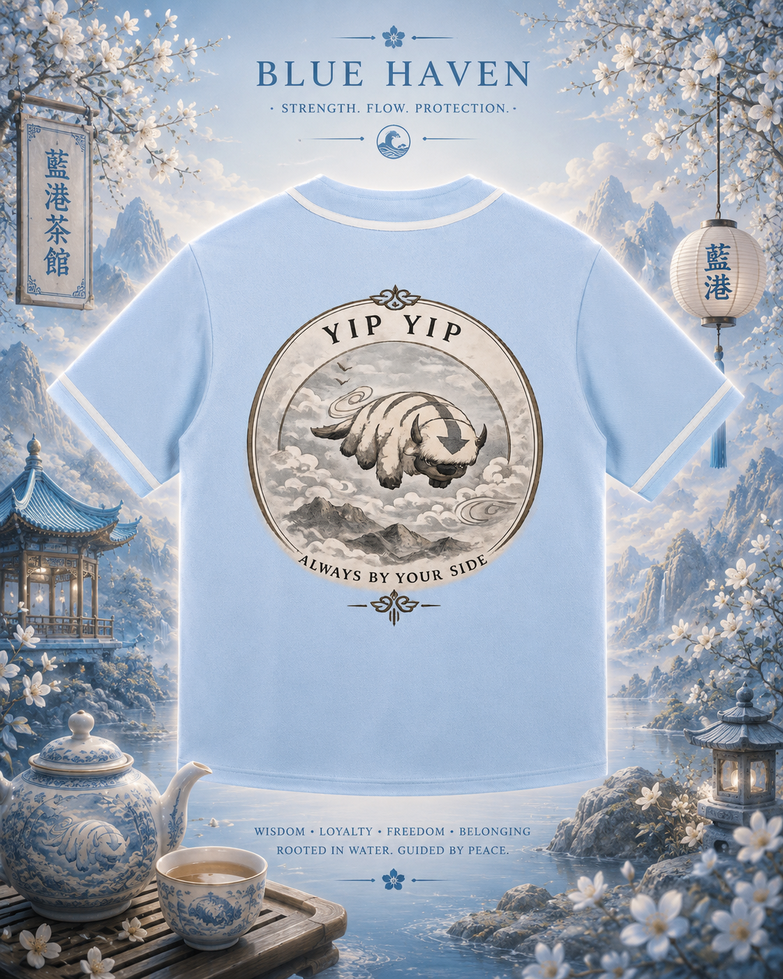 Cloud Haven Sky Bison Jersey