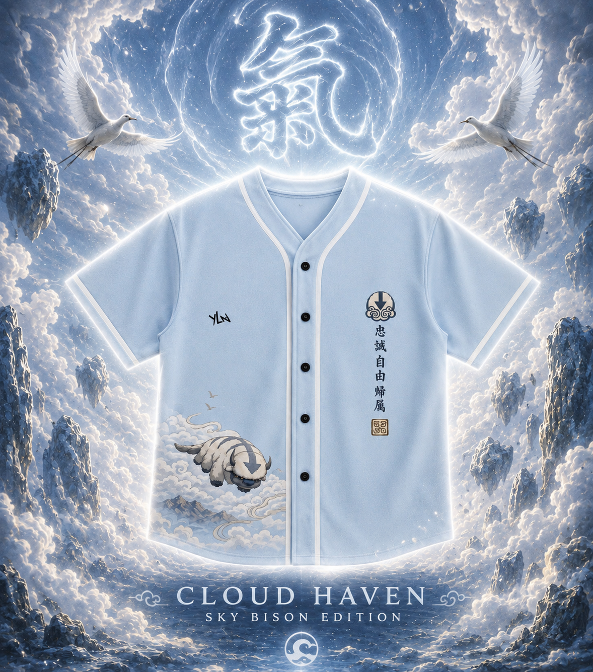 Cloud Haven Sky Bison Jersey