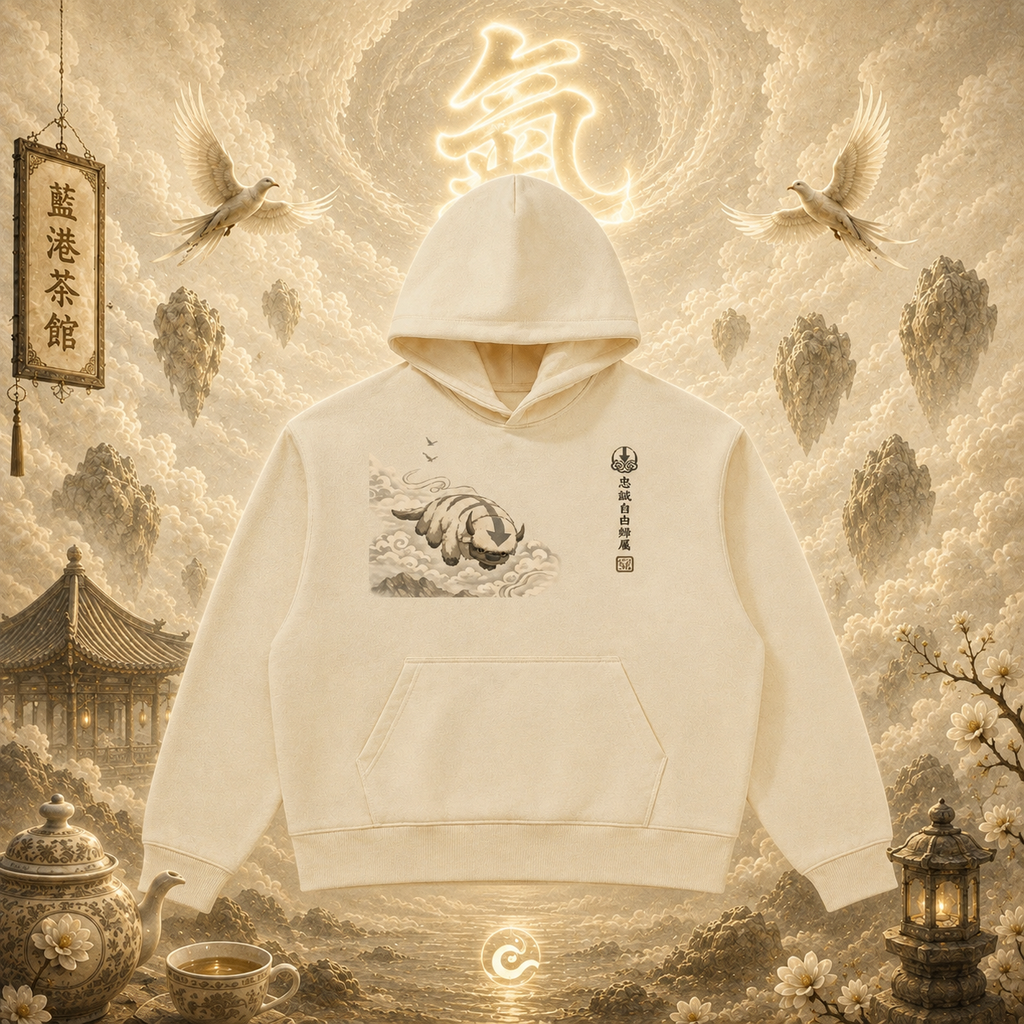 Cloud Haven Sky Bison Heavyweight Hoodie